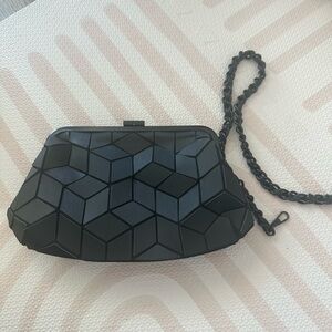 Patrizia Luca Black Clutch Bag